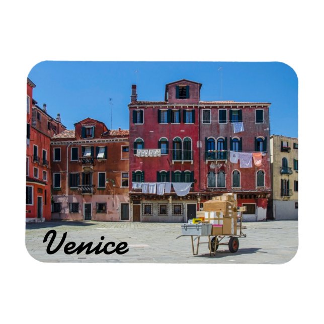 Magnet Flexible Aimant photo flexible carré de Venise (Horizontal)