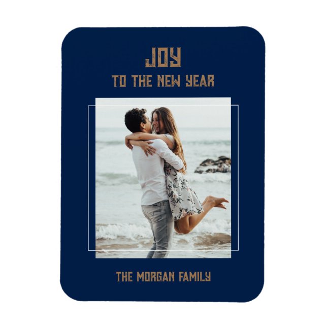 Magnet Flexible Aimant photo flexible du Nouvel An (Vertical)