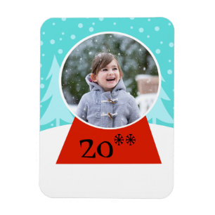 Magnet Flexible Aimant photo flexible Globe neige
