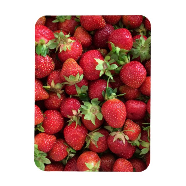 Magnet Flexible Aimant photo fraise (Vertical)