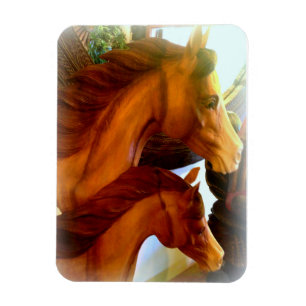 Magnet Flexible aimant photo Mare et poney