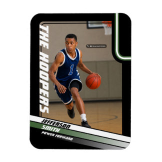 Magnet Flexible Aimant Photo Personnalisé de Joueur de Basket-ball