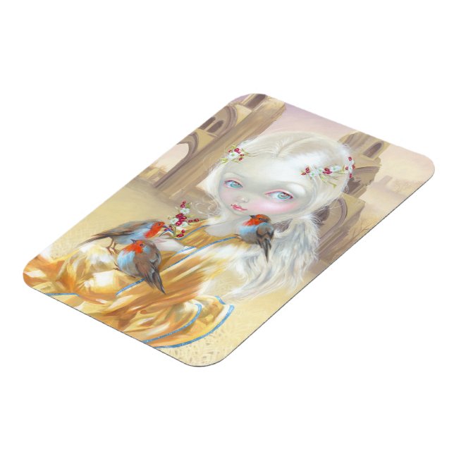 Magnet Flexible Aimant Premium "Angel at Glastonbury Abbey" (Côté Gauche)