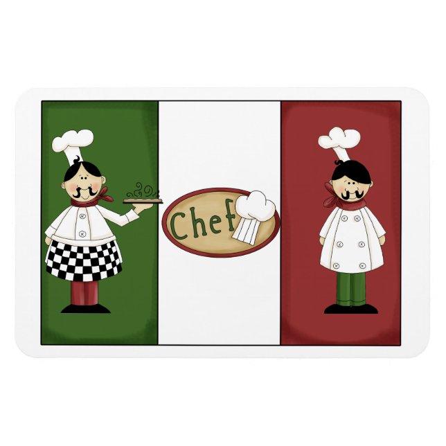 Magnet Flexible Aimant Premium Chefs Italien (Horizontal)