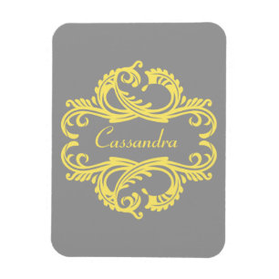 Magnet Flexible Aimant Premium Chellow Damask