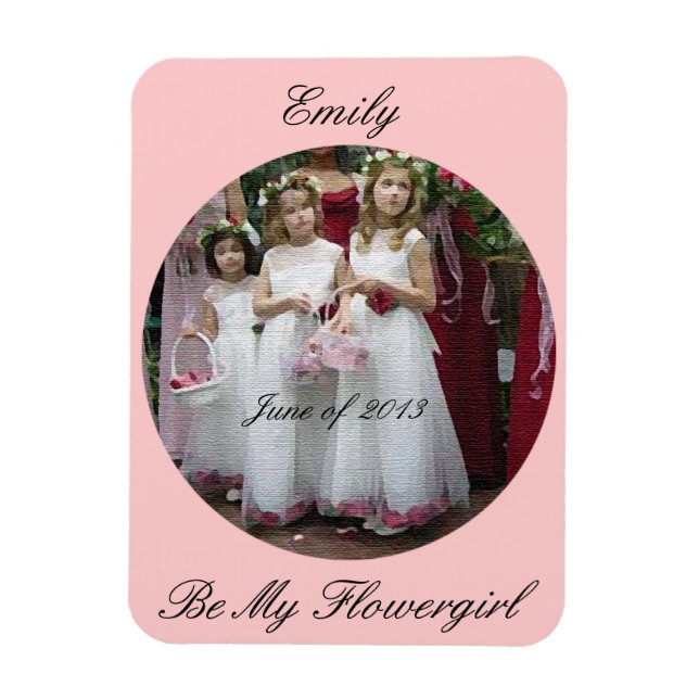 Magnet Flexible Aimant Premium Flower Girls (Vertical)
