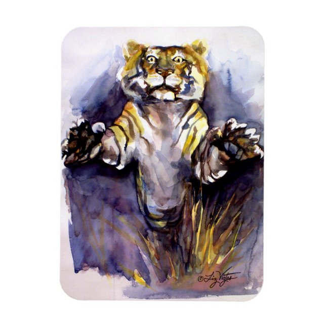 Magnet Flexible Aimant Premium Tiger (Vertical)