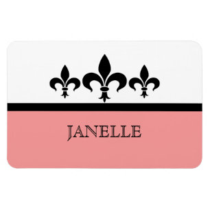 Magnet Flexible Aimant rose Fleur De Lis Flexi