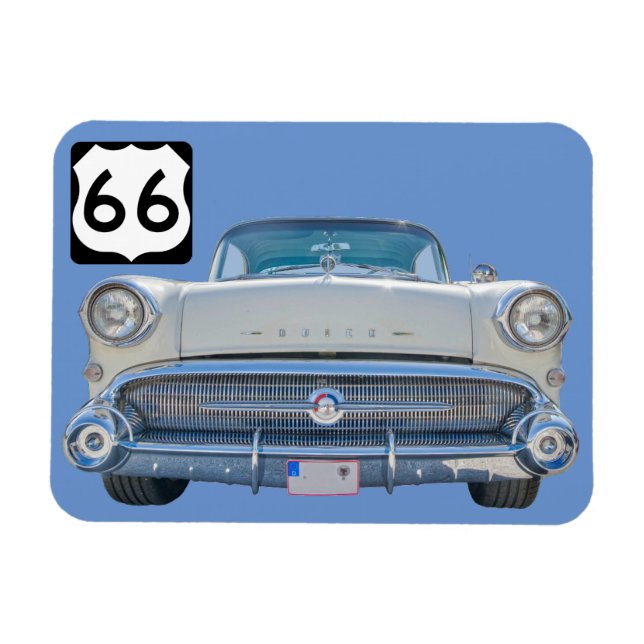 Magnet Flexible Aimant Route 66 (Horizontal)