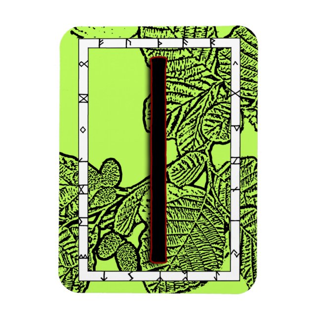 Magnet Flexible Aimant Rune Viking Isa - Douceur (Vertical)