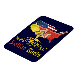 Magnet Flexible Aimant sicilien américain de Flexi de racines