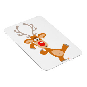Magnet Flexible Aimant souple à réindeer Dansant mignon