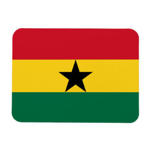 Magnet Flexible Aimant souple patriotique avec drapeau du Ghana