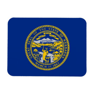 Magnet Flexible Aimant souple patriotique avec drapeau du Nebraska
