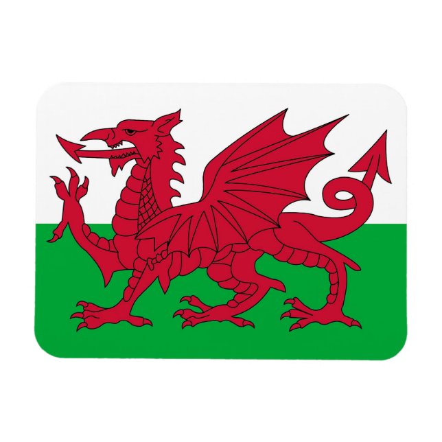 Magnet Flexible Aimant souple patriotique avec drapeau du Pays de  (Horizontal)