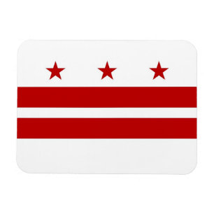 Magnet Flexible Aimant souple patriotique avec drapeau Washington 