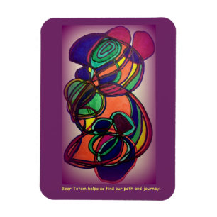 Magnet Flexible Aimant Totem Ours