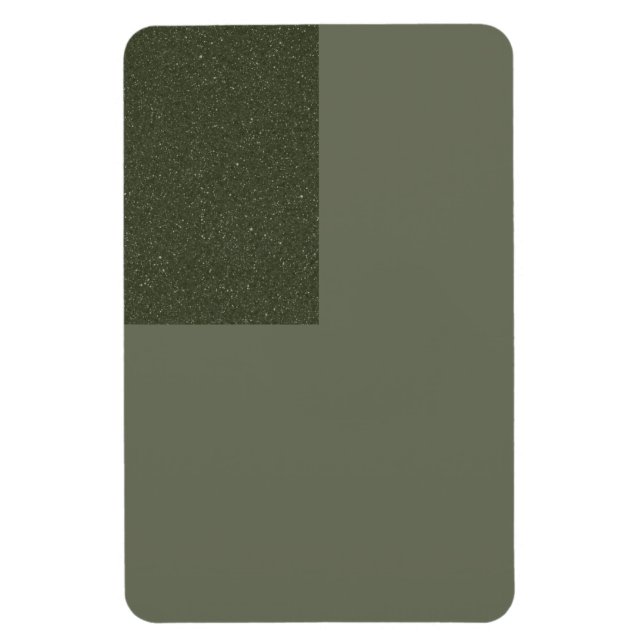 Magnet Flexible Aimant Vert Mousse Deux Tons avec Bloc Texturé (Vertical)