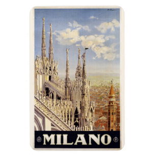 Magnet Flexible Aimant vintage de Milan Milan Italie