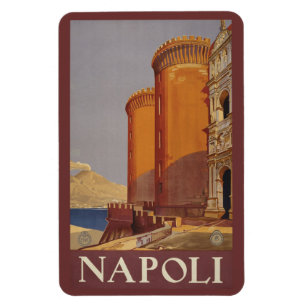 Magnet Flexible Aimant vintage de Napoli Naples Italie