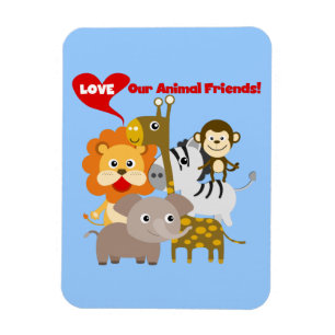 Magnet Flexible Aimez nos amis animaux