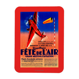 Magnet Flexible Airshow avec Haryse Hilsz Poste Promotionnelle