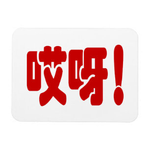 Magnet Flexible Aiya ! 哎 呀 ! Oh mon Dieu ! Hanzi Chinois