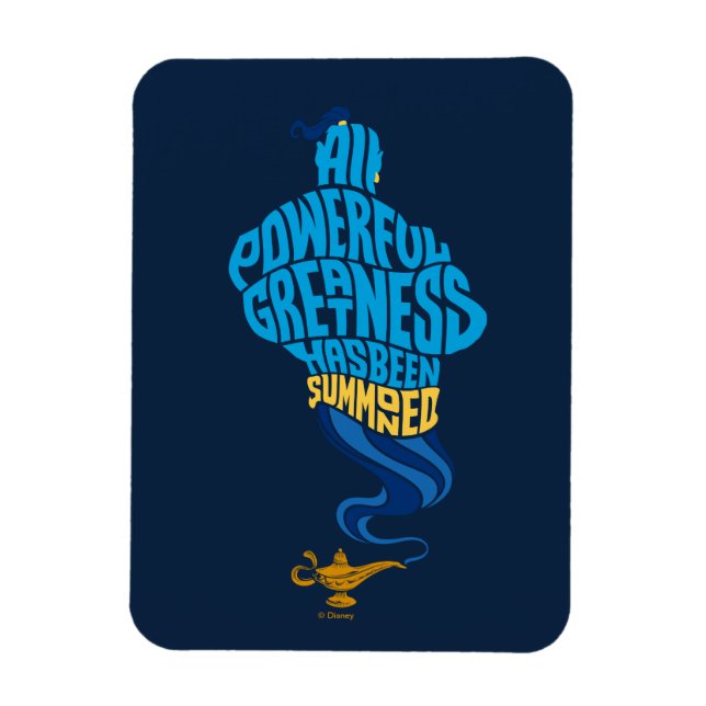 Magnet Flexible Aladdin | Génie - Toute Grandeur Puissante (Vertical)