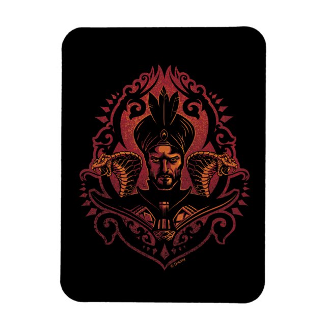 Magnet Flexible Aladdin | Graphisme Jafar & Cobras (Vertical)