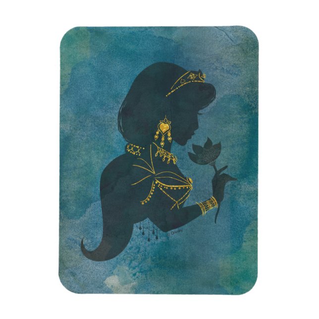 Magnet Flexible Aladdin | Jasmine Gilded Silhouette (Vertical)