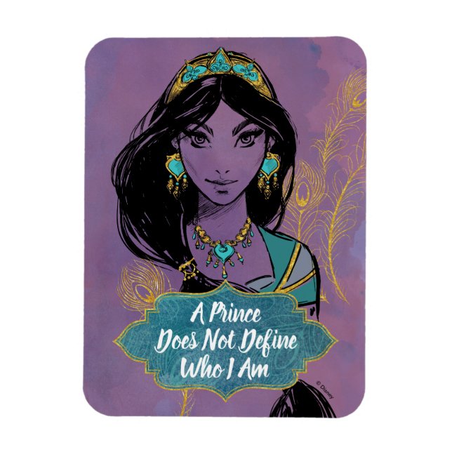 Magnet Flexible Aladdin | Jasmine "Qui je suis" (Vertical)