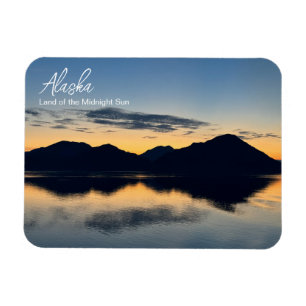 Magnet Flexible Alaska - Land of the Midnight Sun Postcard