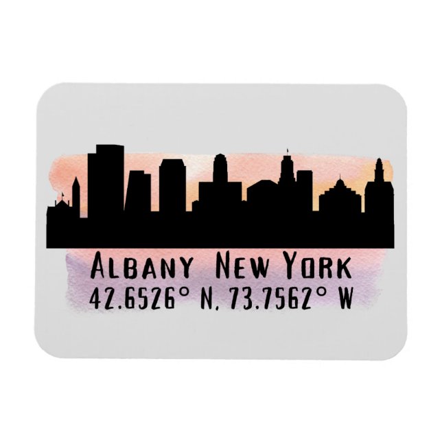 Magnet Flexible Albany NY City Skyline (Horizontal)