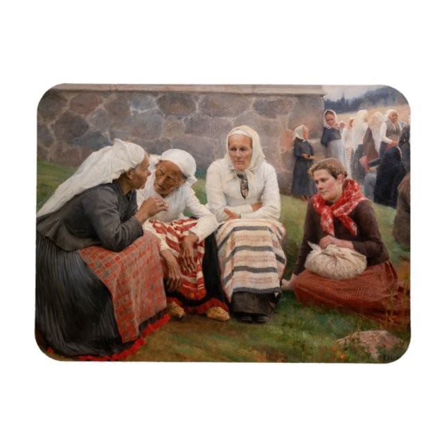 Magnet Flexible Albert Edelfeel - Femmes à l'extérieur de l'église (Horizontal)