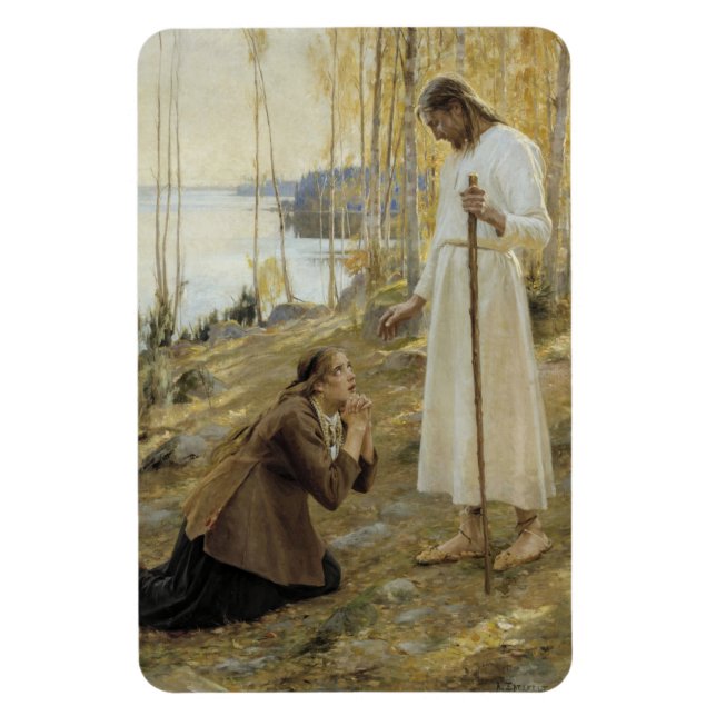 Magnet Flexible Albert Edelfeue - Christ et Mary Magdalene (Vertical)