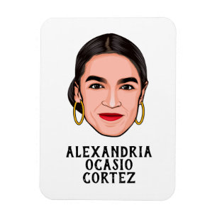 MAGNET FLEXIBLE ALEXANDRIA OCASIO CORTEZ SUR MESURE