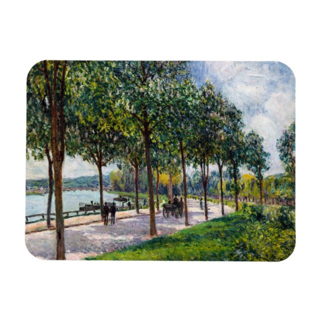 Magnet Flexible Alfred Sisley - Allée des châtaigniers (Horizontal)