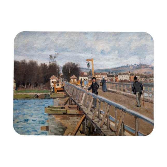 Magnet Flexible Alfred Sisley - Footbridge à Argenteuil (Horizontal)