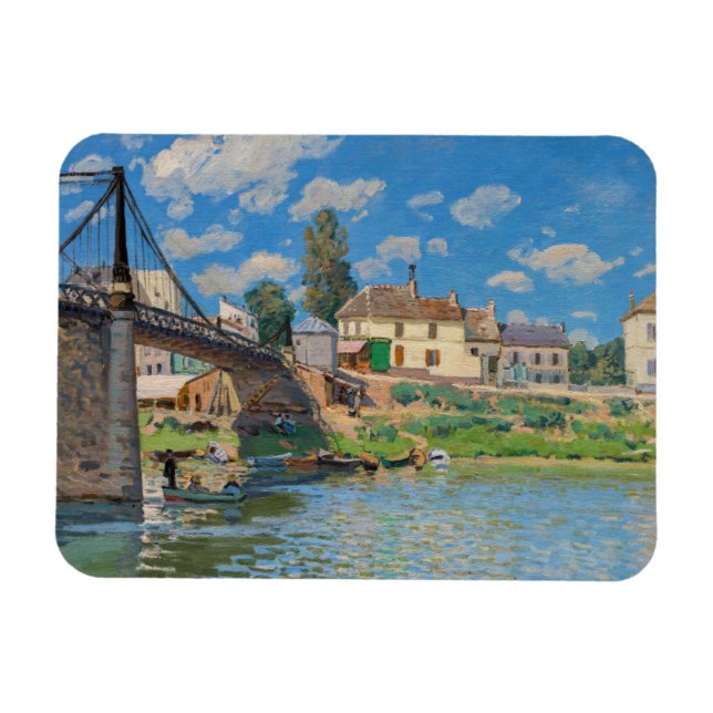 Magnet Flexible Alfred Sisley - Pont à Villeneuve-la-Garenne (Horizontal)