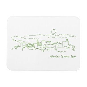 Magnet Flexible Alhambra coucher de soleil