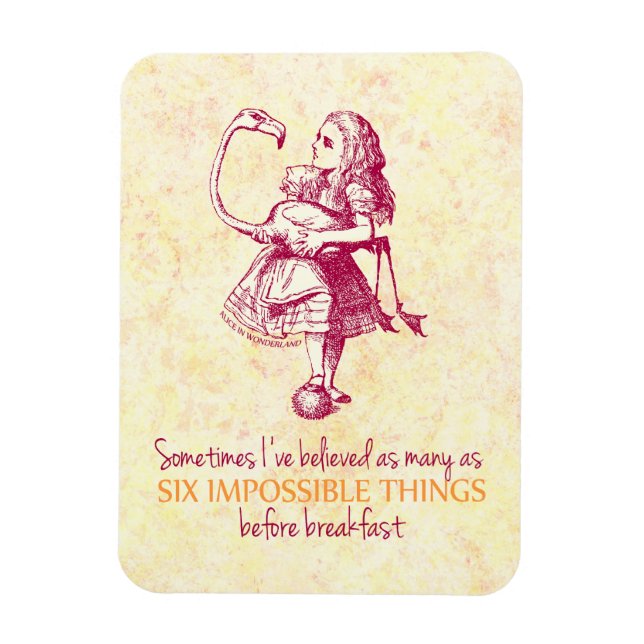 Magnet Flexible Alice au pays des merveilles (Vertical)