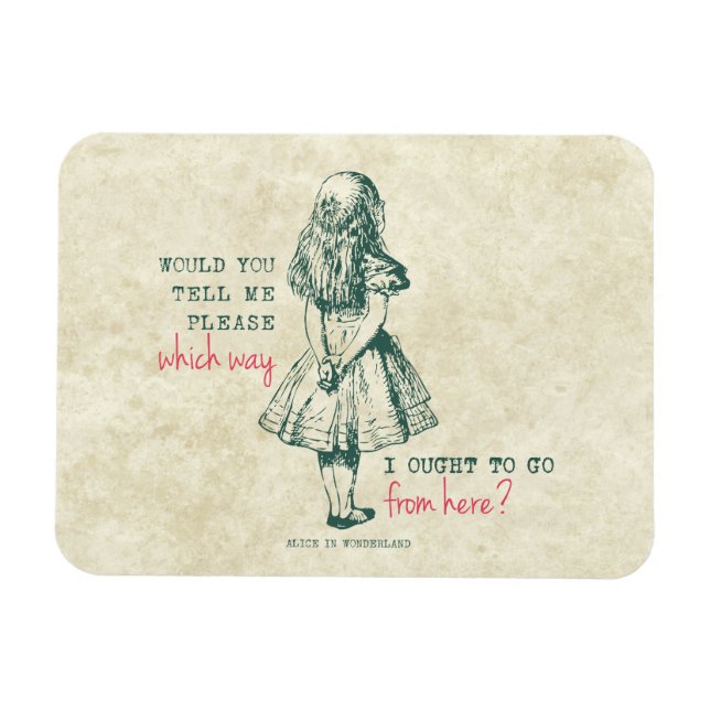 Magnet Flexible Alice au pays des merveilles (Horizontal)