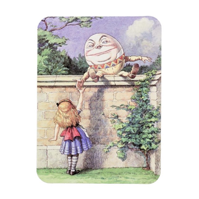 Magnet Flexible Alice rencontre Humpty Dumpty (Vertical)