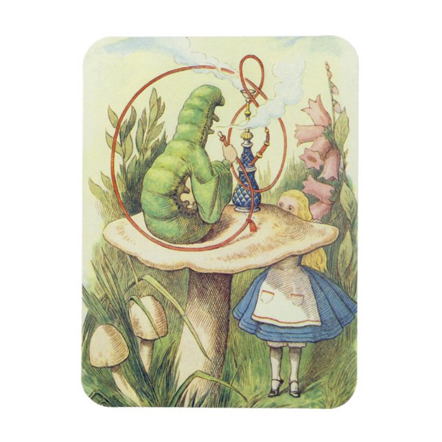 Magnet Flexible Alice rencontre la Caterpillar (Vertical)