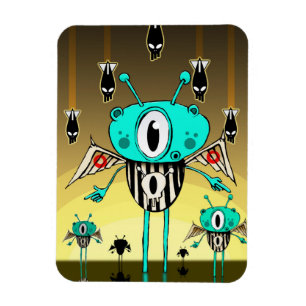 Magnet Flexible Alien 2012 d'équipe