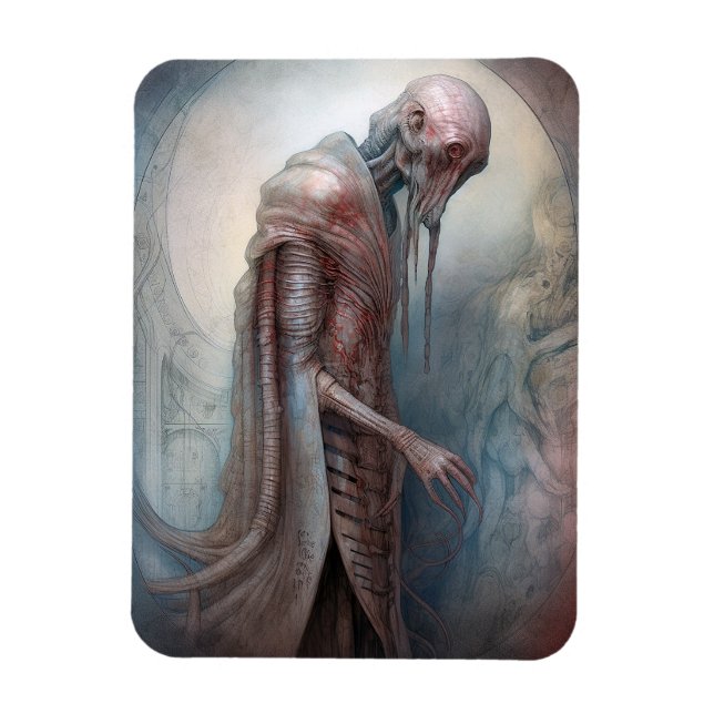 Magnet Flexible Alien Créature Science Fiction (Vertical)