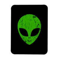 alien vert tête pour science-fiction extraterrestr