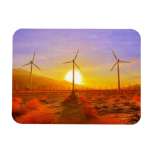 Magnet Flexible Alimenté par le vent