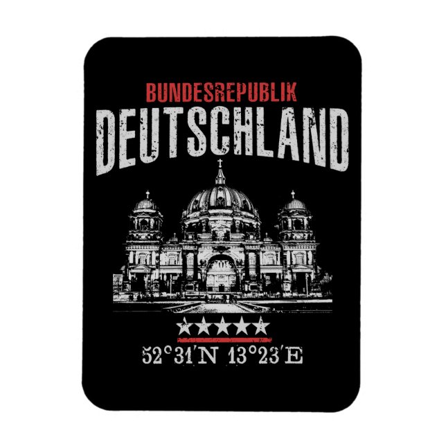 Magnet Flexible Allemagne (Vertical)