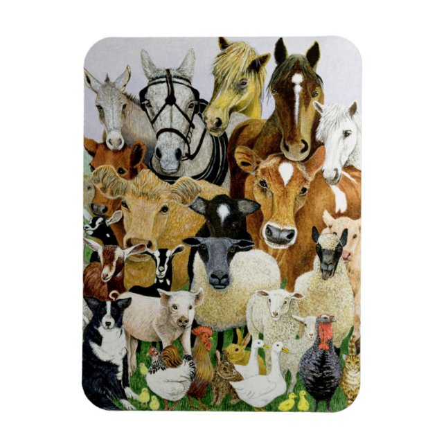 Magnet Flexible Allergies animales (Vertical)